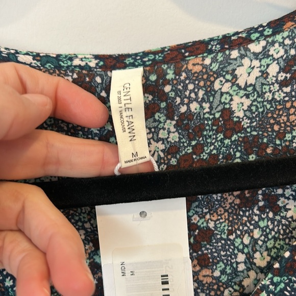 Gentle Fawn Floral Flutter Sleeve Giselle Top NWT - Picture 6 of 13